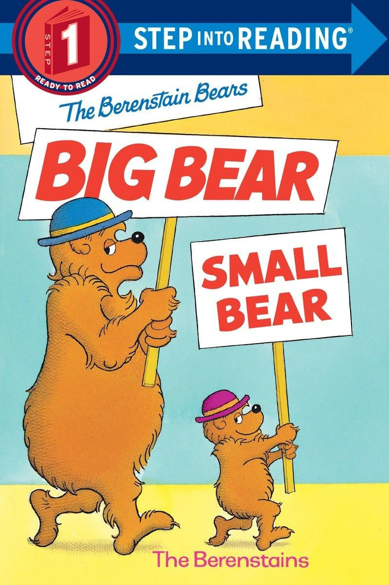 The Berenstain Bears' Big Bear, Small Bear (Step into Reading, Step 1)