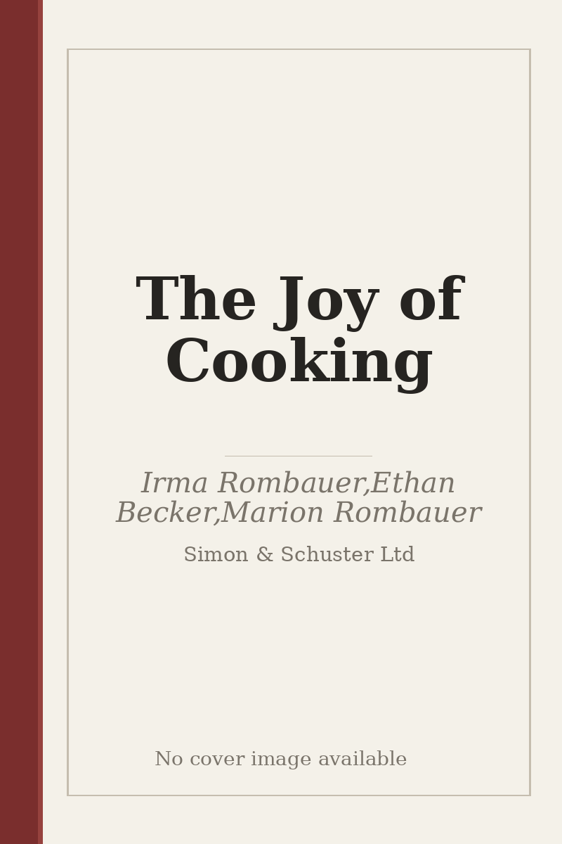 The Joy of Cooking - no cover image available