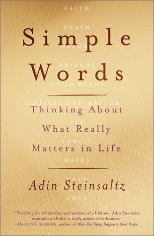 Simple Words: Thinking About What Really Matters in Life