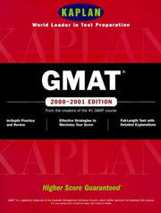 Kaplan Gmat 2000 2001