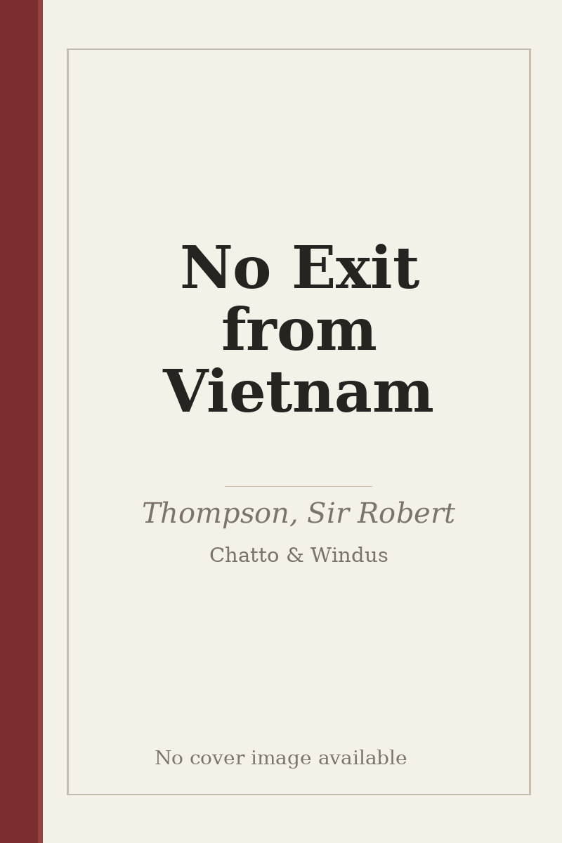 No Exit from Vietnam - no cover image available