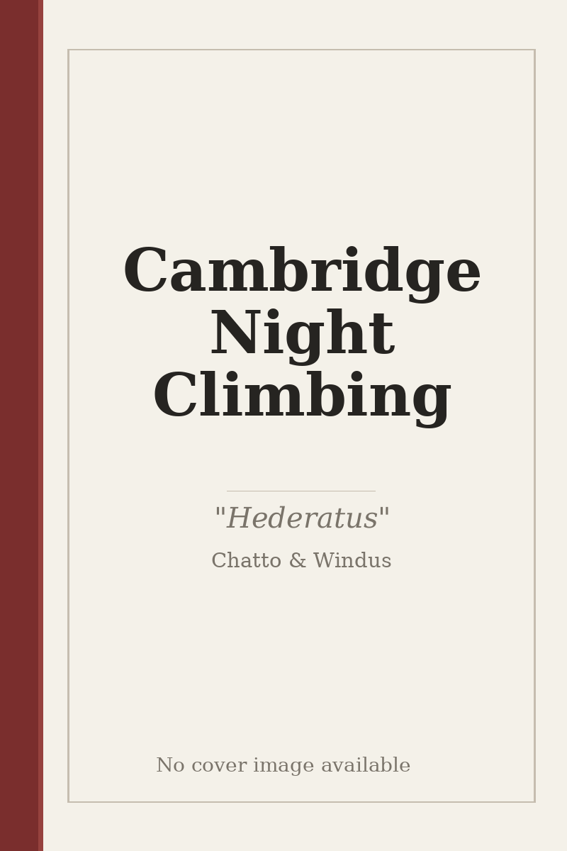 Cambridge Night Climbing - no cover image available
