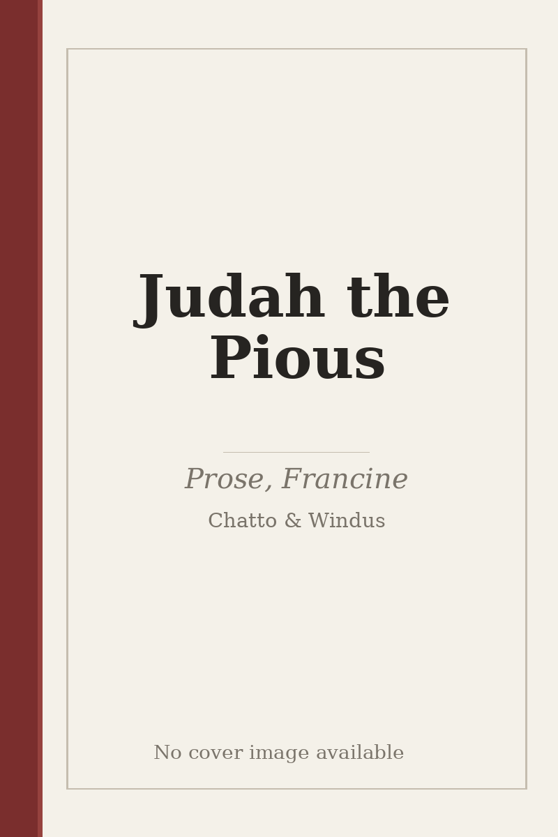 Judah the Pious - no cover image available