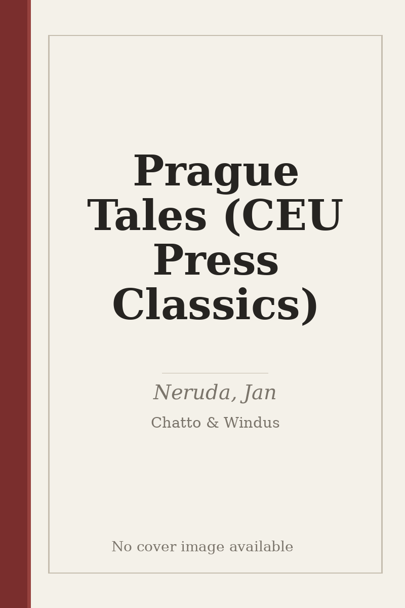 Prague Tales (CEU Press Classics) - no cover image available