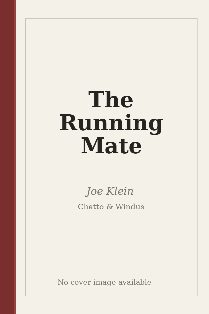 The Running Mate - no cover image available