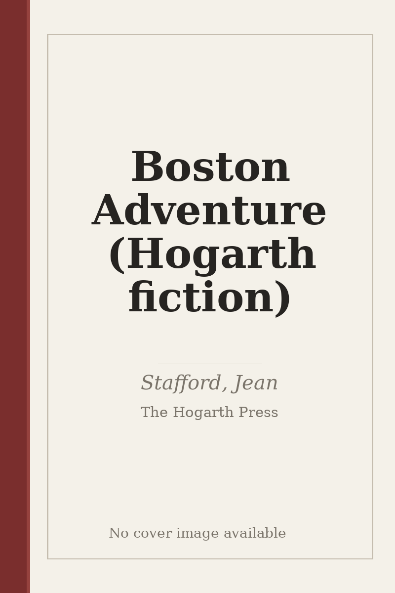 Boston Adventure (Hogarth fiction) - no cover image available