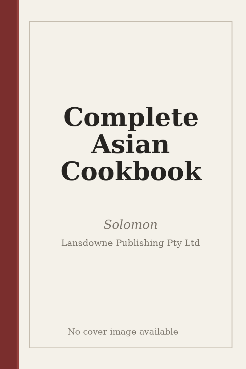 Complete Asian Cookbook - no cover image available