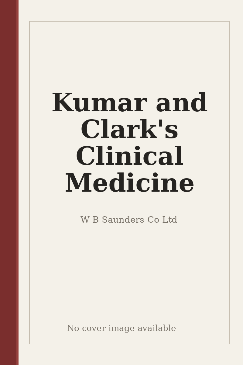 Kumar and Clark's Clinical Medicine - no cover image available