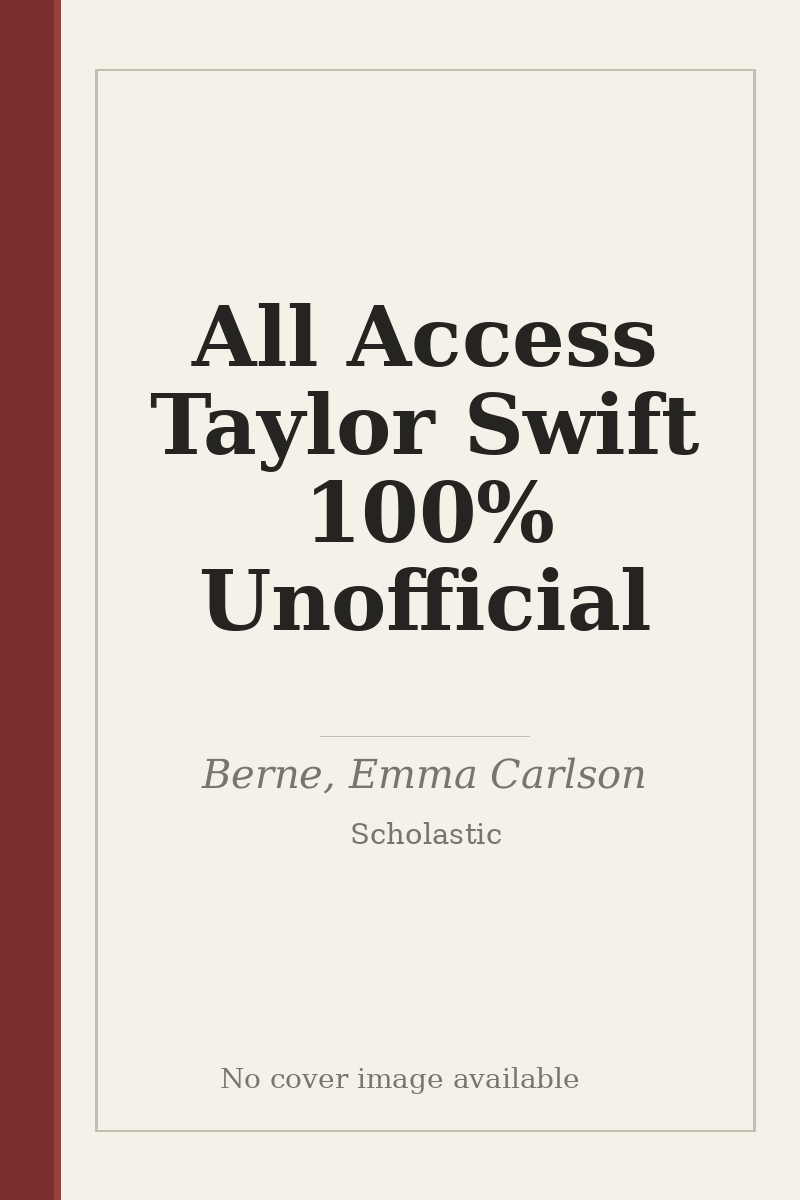 All Access Taylor Swift 100% Unofficial - no cover image available