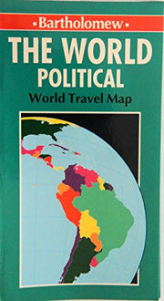 Political - Atlantic Centered (Bartholomew World Travel Map S.)