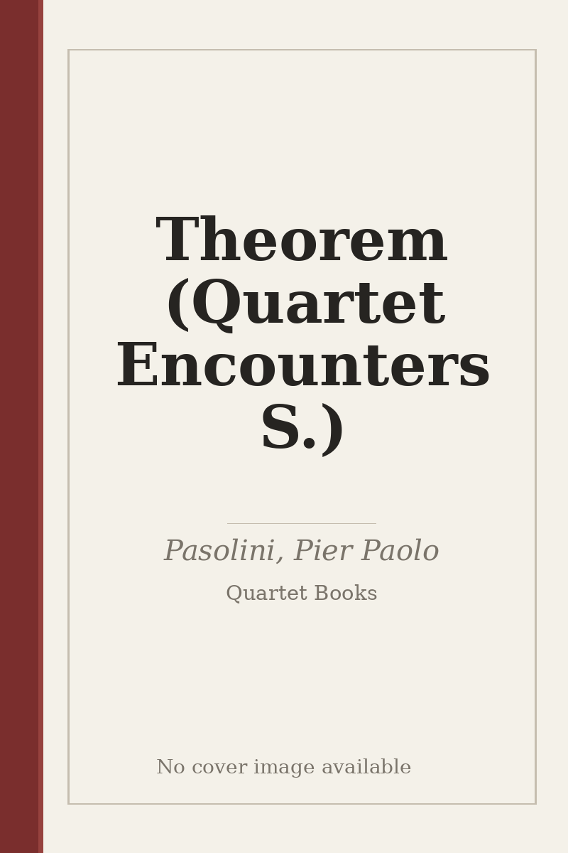 Theorem (Quartet Encounters S.) - no cover image available