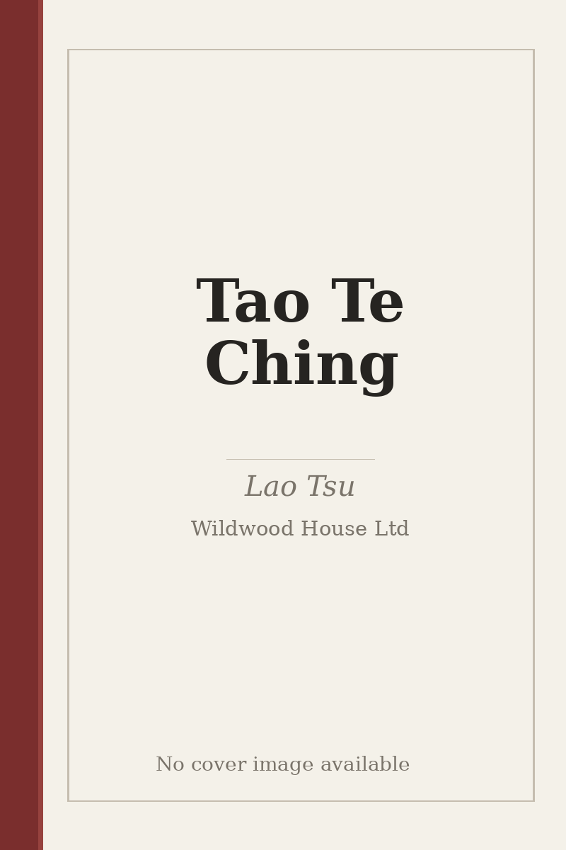 Tao Te Ching - no cover image available