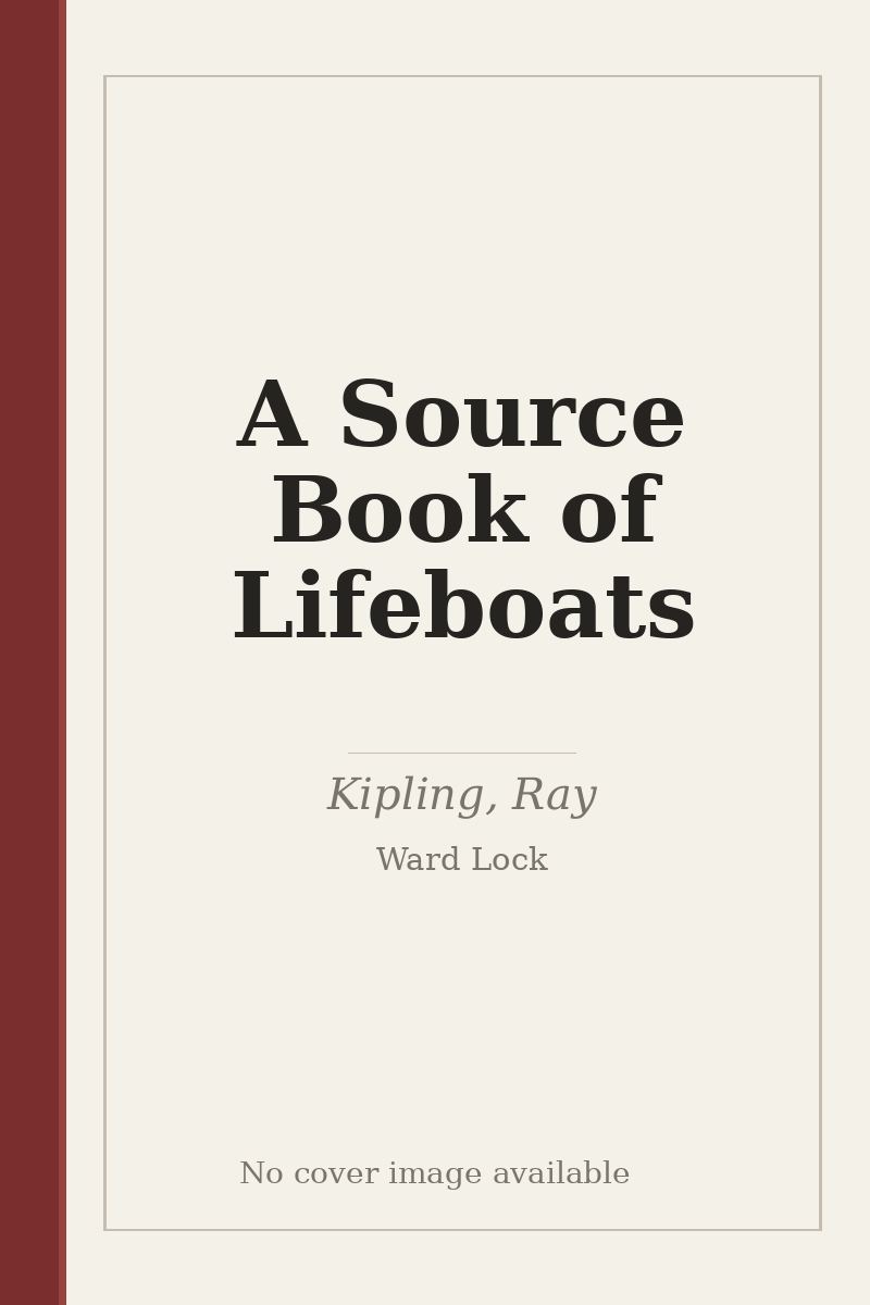 A Source Book of Lifeboats - no cover image available