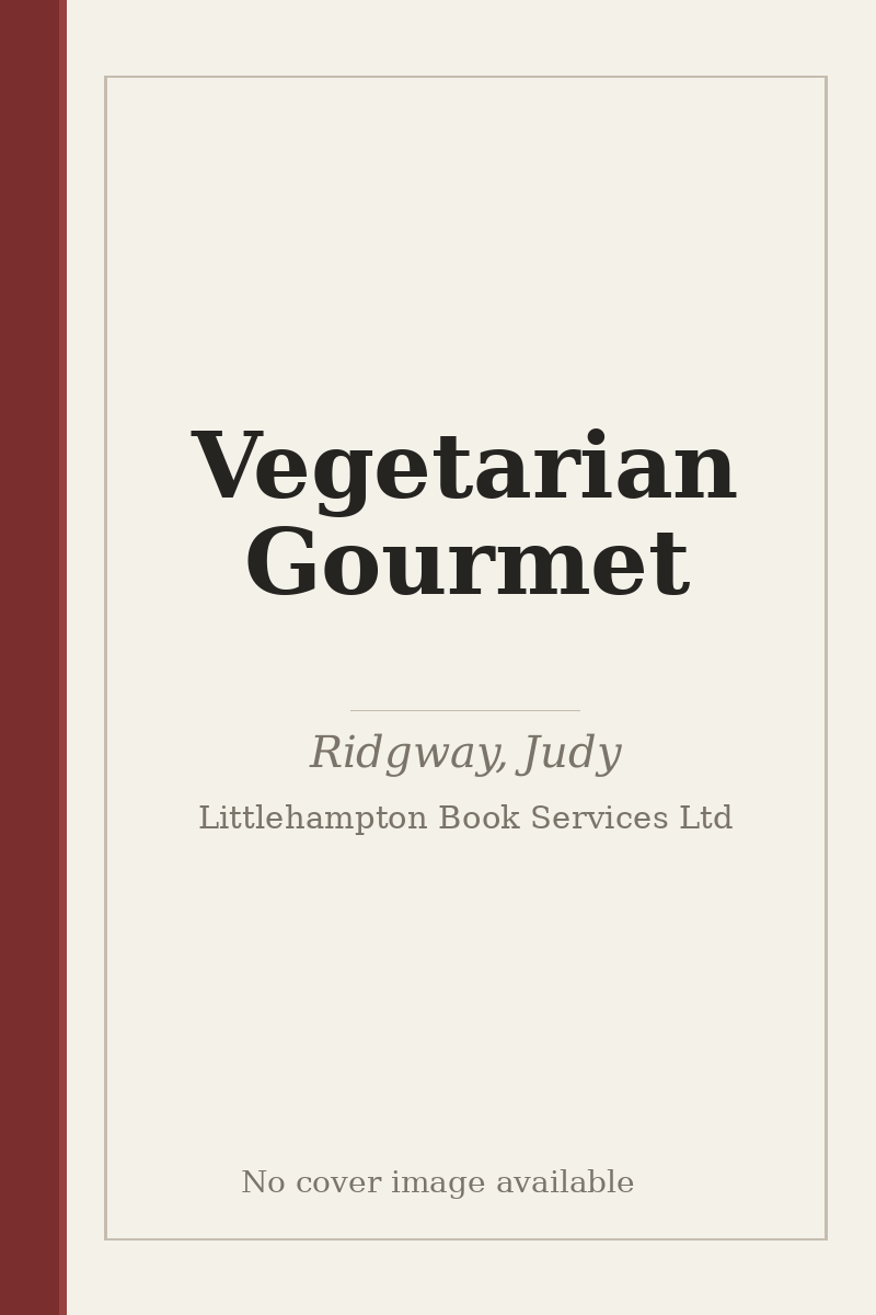 Vegetarian Gourmet - no cover image available