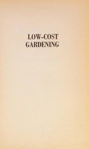 Low-cost Gardening (Garden Matters S.)