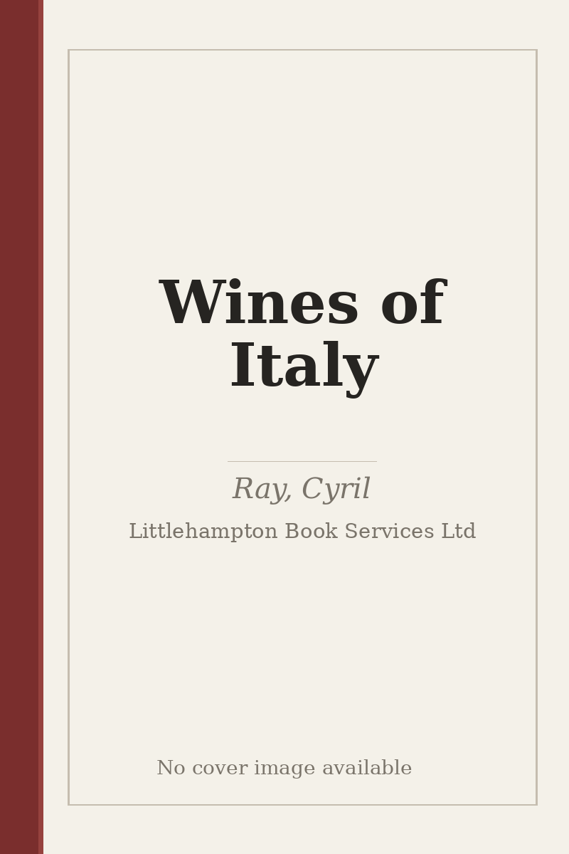 Wines of Italy - no cover image available