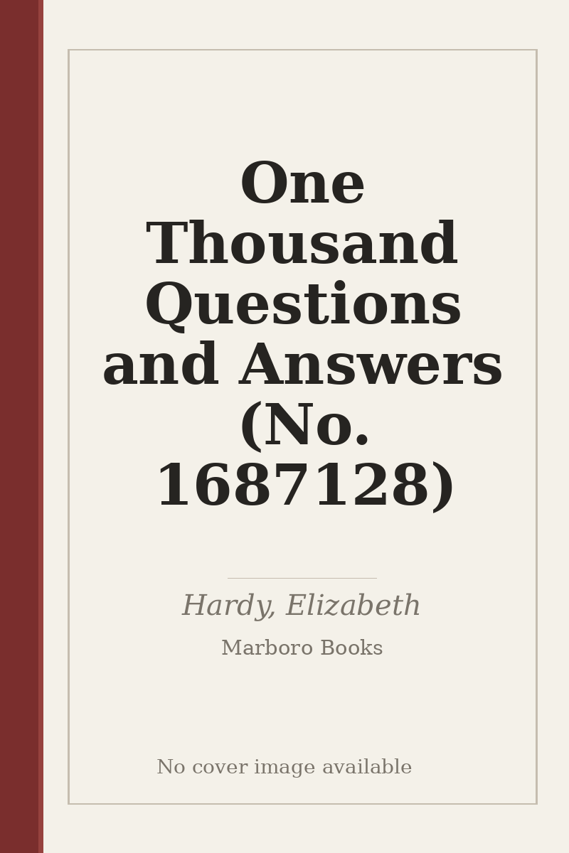 One Thousand Questions and Answers (No. 1687128) - no cover image available
