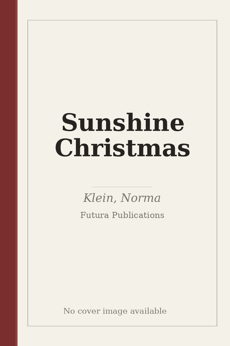 Sunshine Christmas - no cover image available