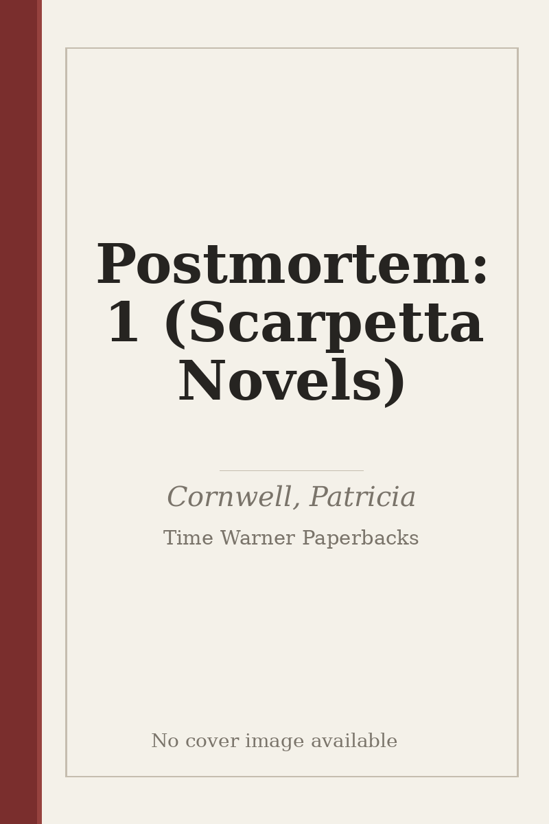 Postmortem: 1 (Scarpetta Novels) - no cover image available