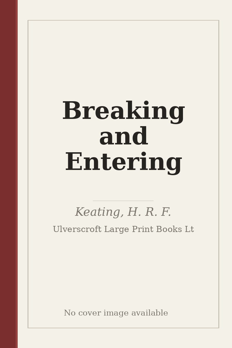 Breaking and Entering - no cover image available