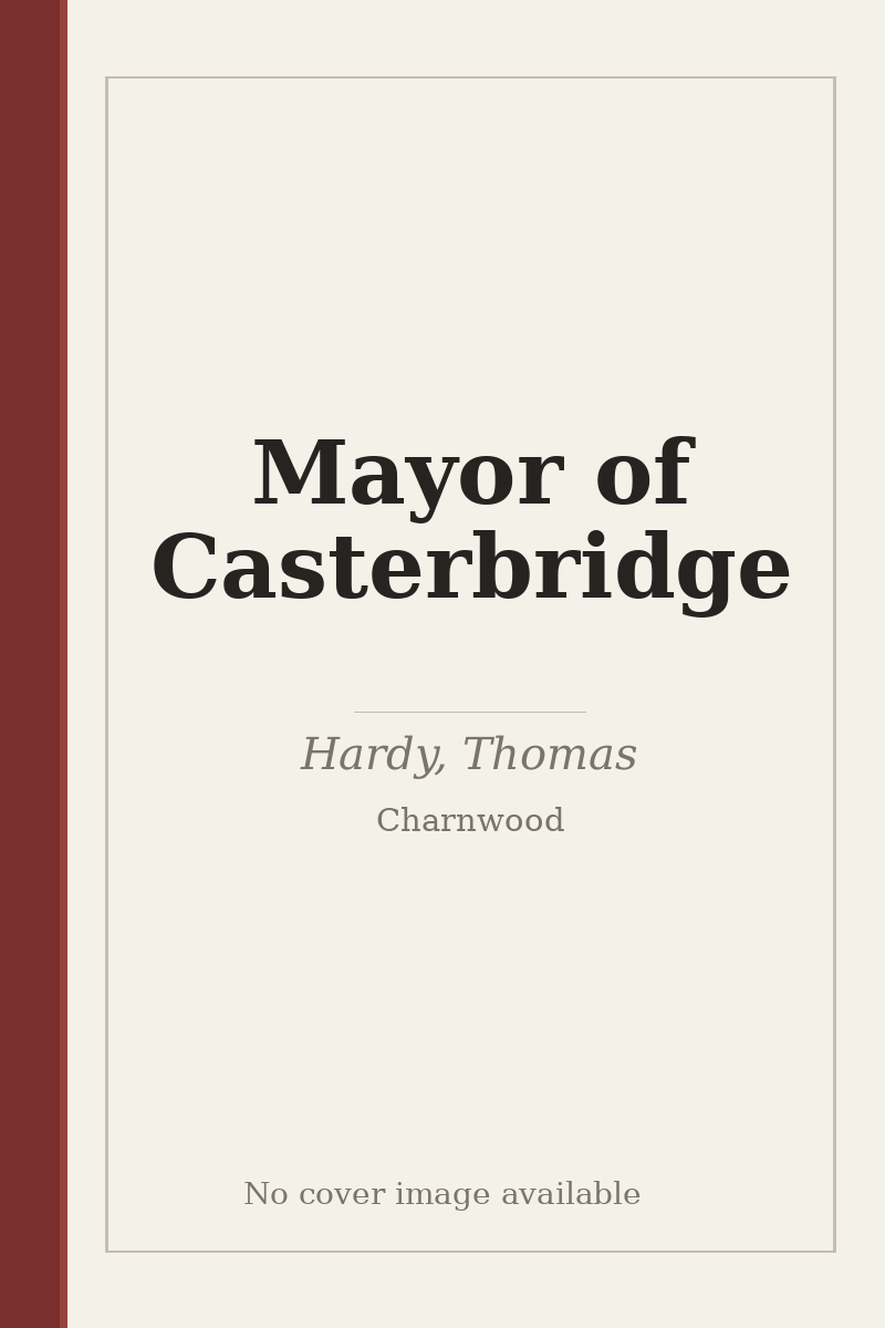 Mayor of Casterbridge - no cover image available