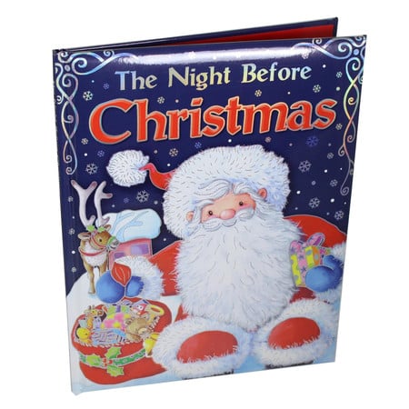 Large Christmas Padded Hardback Children's Book - The Night Before Christmas