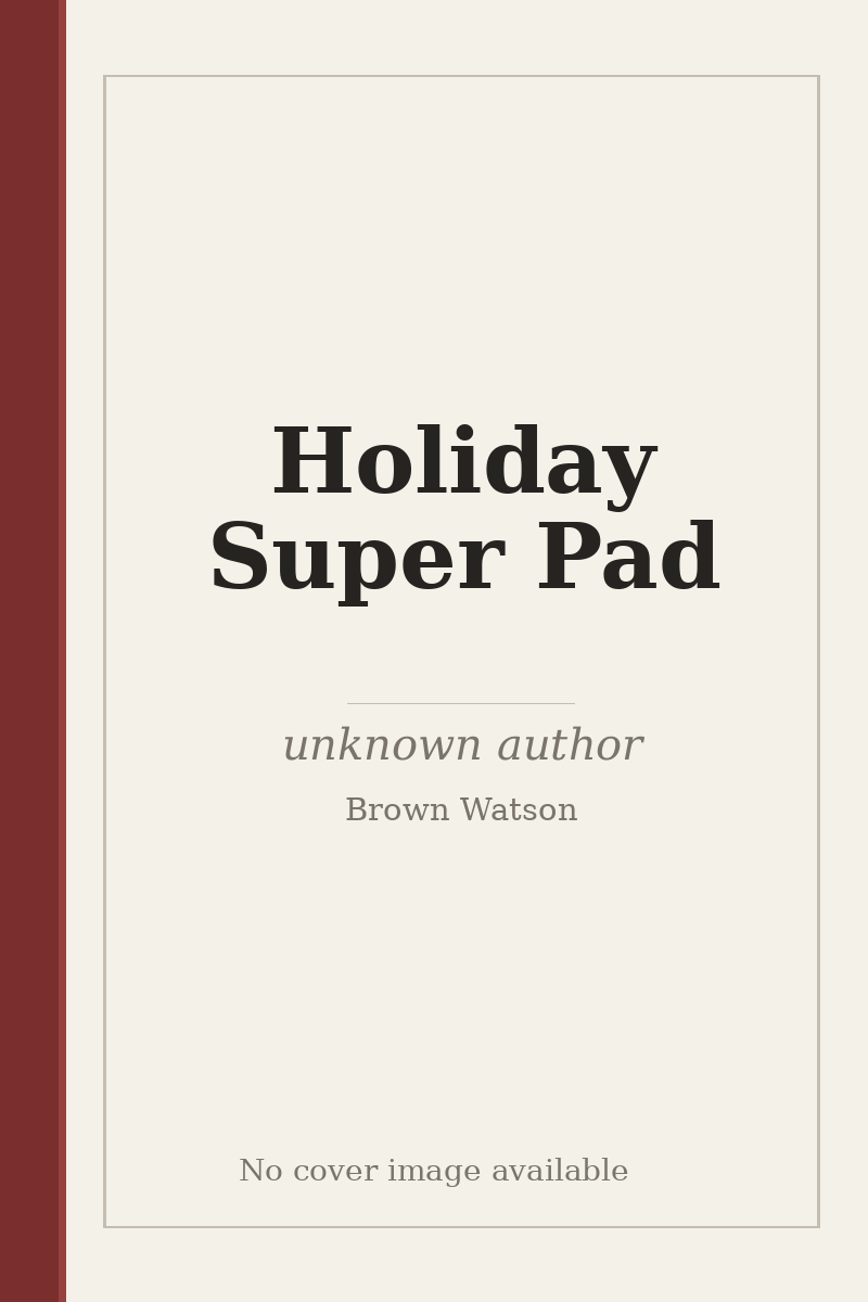 Holiday Super Pad - no cover image available