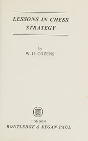 Lessons in Chess Strategy (Chess Handbooks)