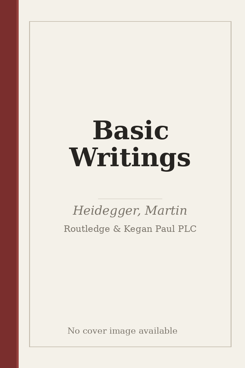 Basic Writings - no cover image available