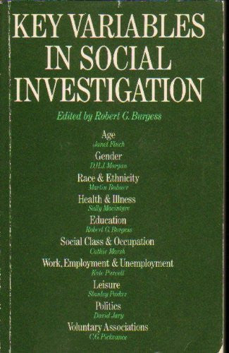 Key Variables in Social Investigation