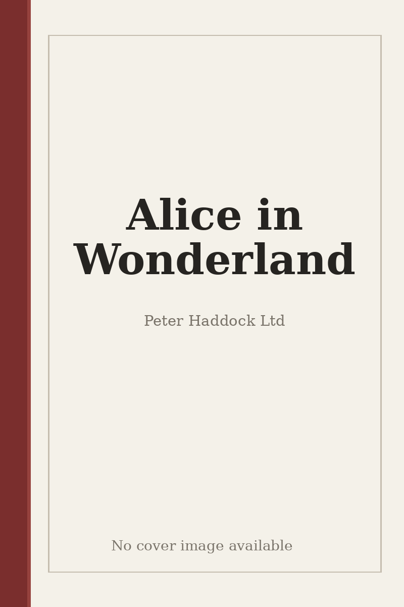 Alice in Wonderland - no cover image available