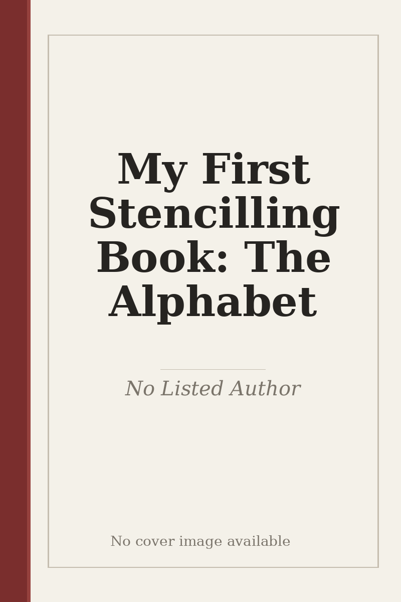 My First Stencilling Book: The Alphabet - no cover image available