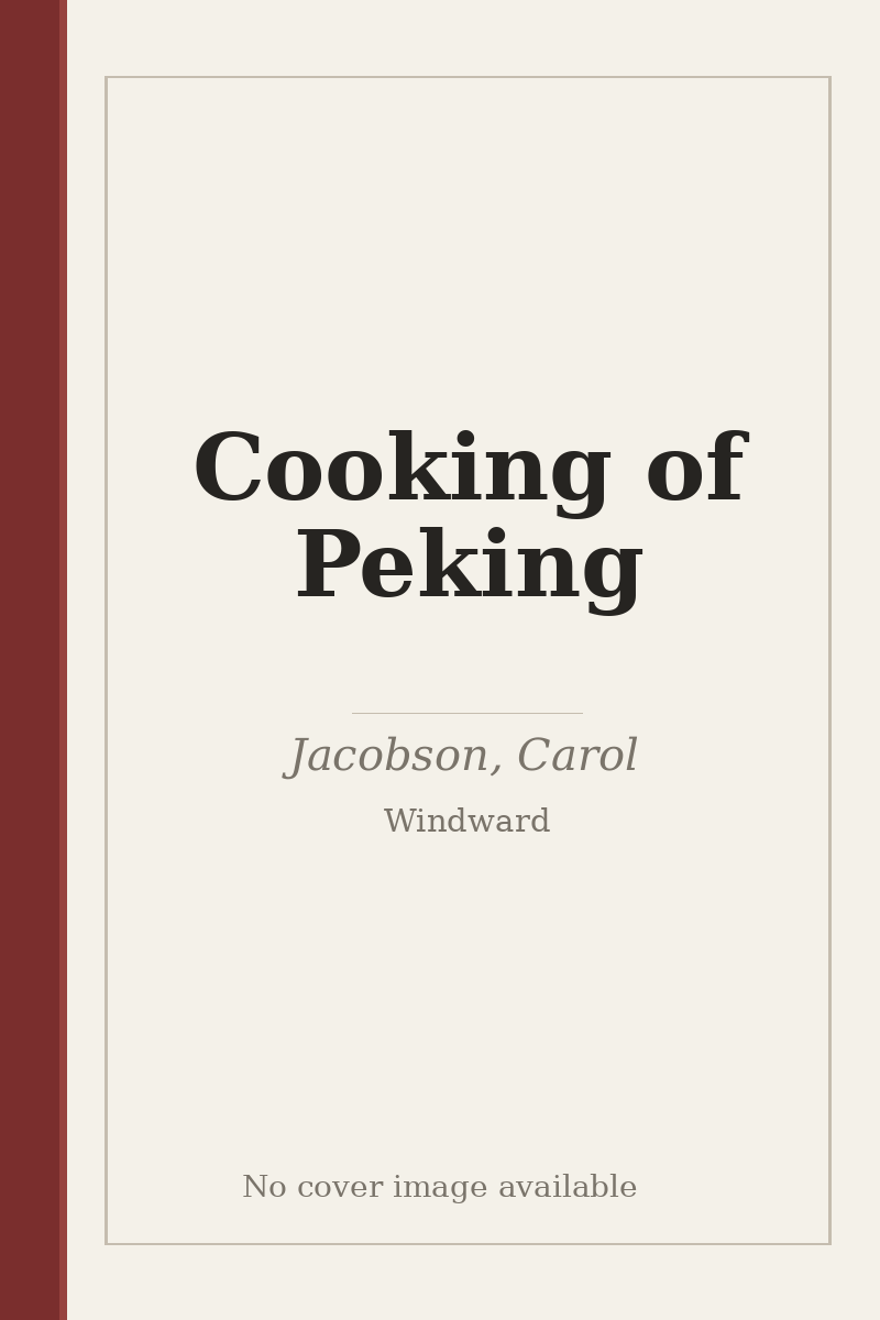 Cooking of Peking - no cover image available