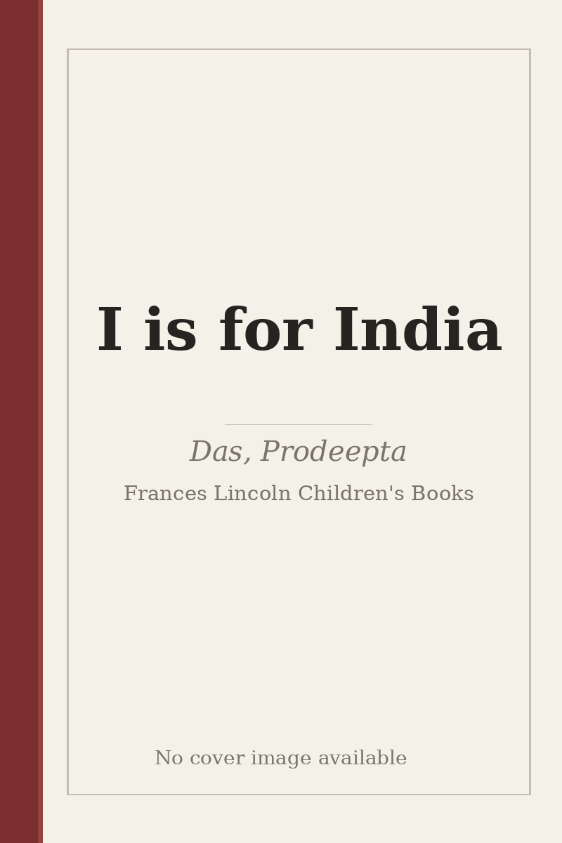 I is for India - no cover image available