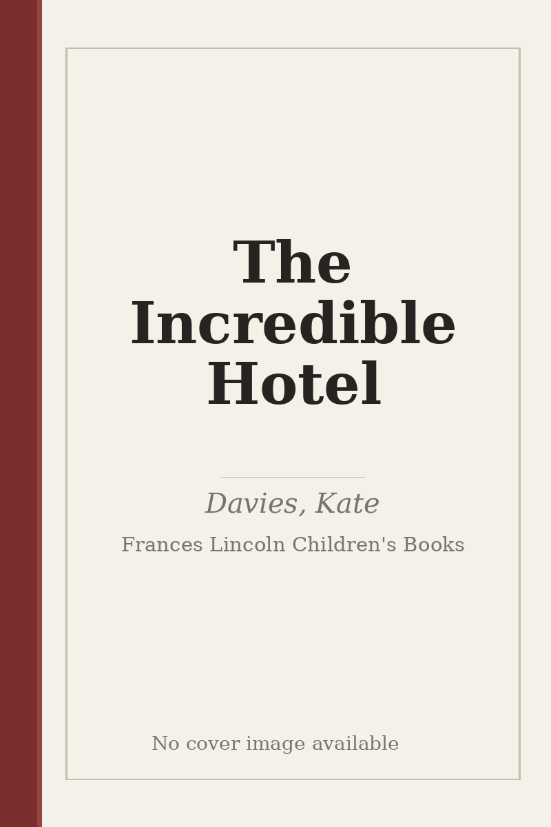 The Incredible Hotel - no cover image available