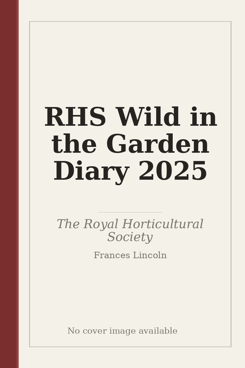 RHS Wild in the Garden Diary 2025 - no cover image available