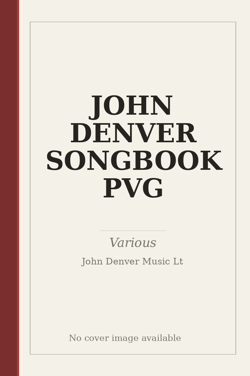 JOHN DENVER SONGBOOK PVG - no cover image available