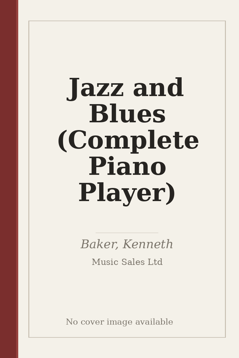Jazz and Blues (Complete Piano Player) - no cover image available