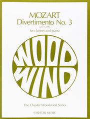 Divertimento No 3 from K.439B: For Clarinet and Piano