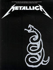 Metallica Black Book: Songbuch für Klavier, Gesang und Gitarre: all 12 tracks from the album arranged in guitar tab & standard notation including guitar chord boxes & symbols with lyrics