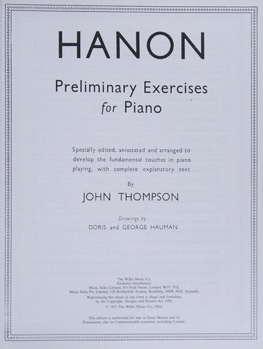 HANON PRELIMINARY STUDIES PF