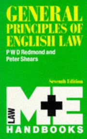 General Principles Of English Law 7e (Frameworks Series)