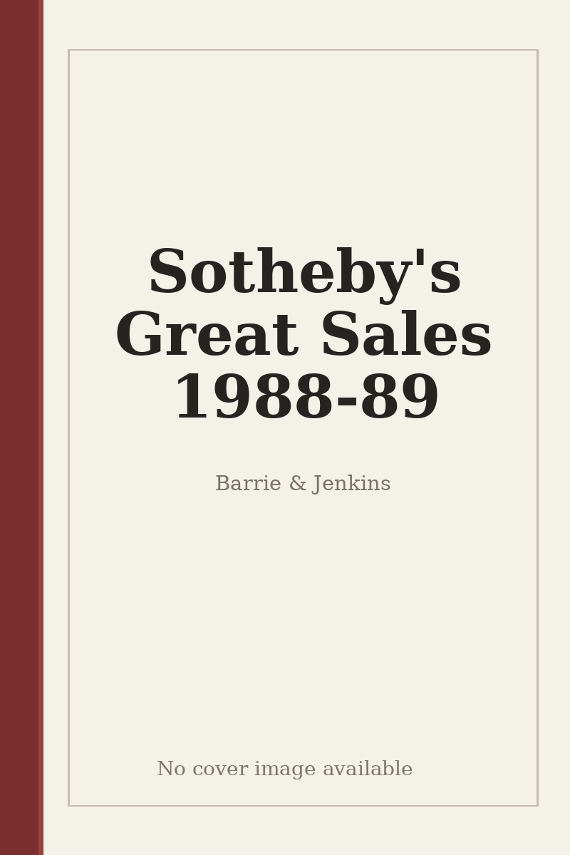 Sotheby's Great Sales 1988-89 - no cover image available