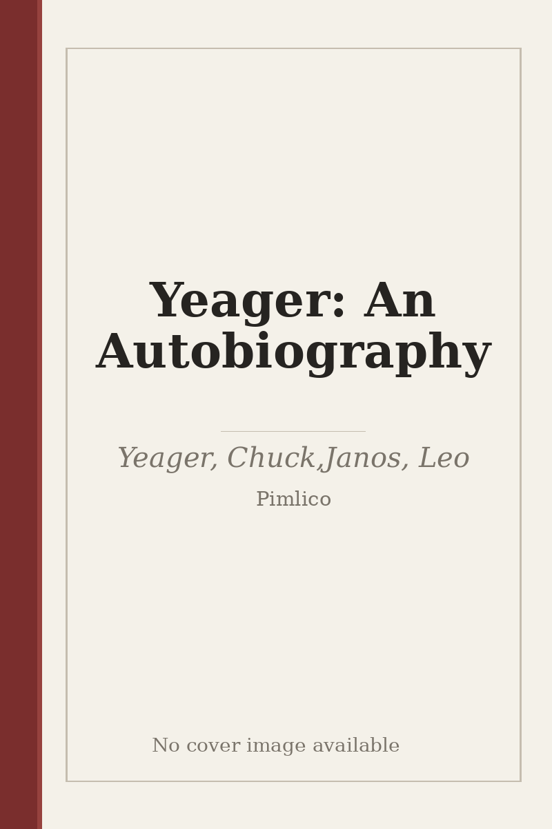 Yeager: An Autobiography - no cover image available