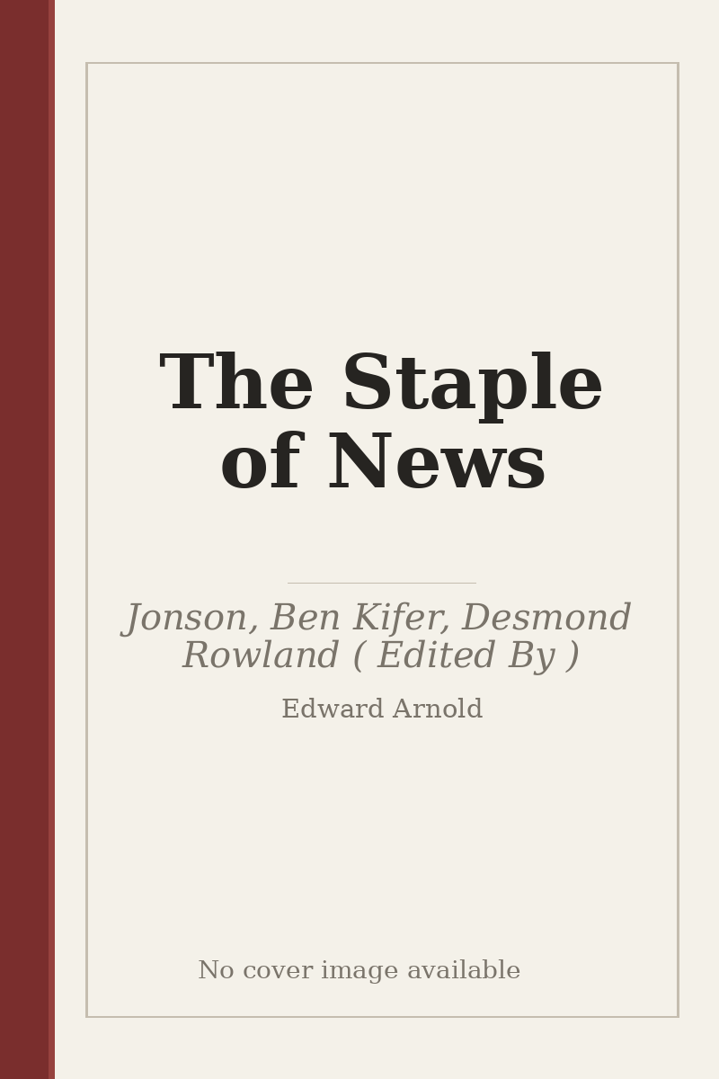 The Staple of News - no cover image available