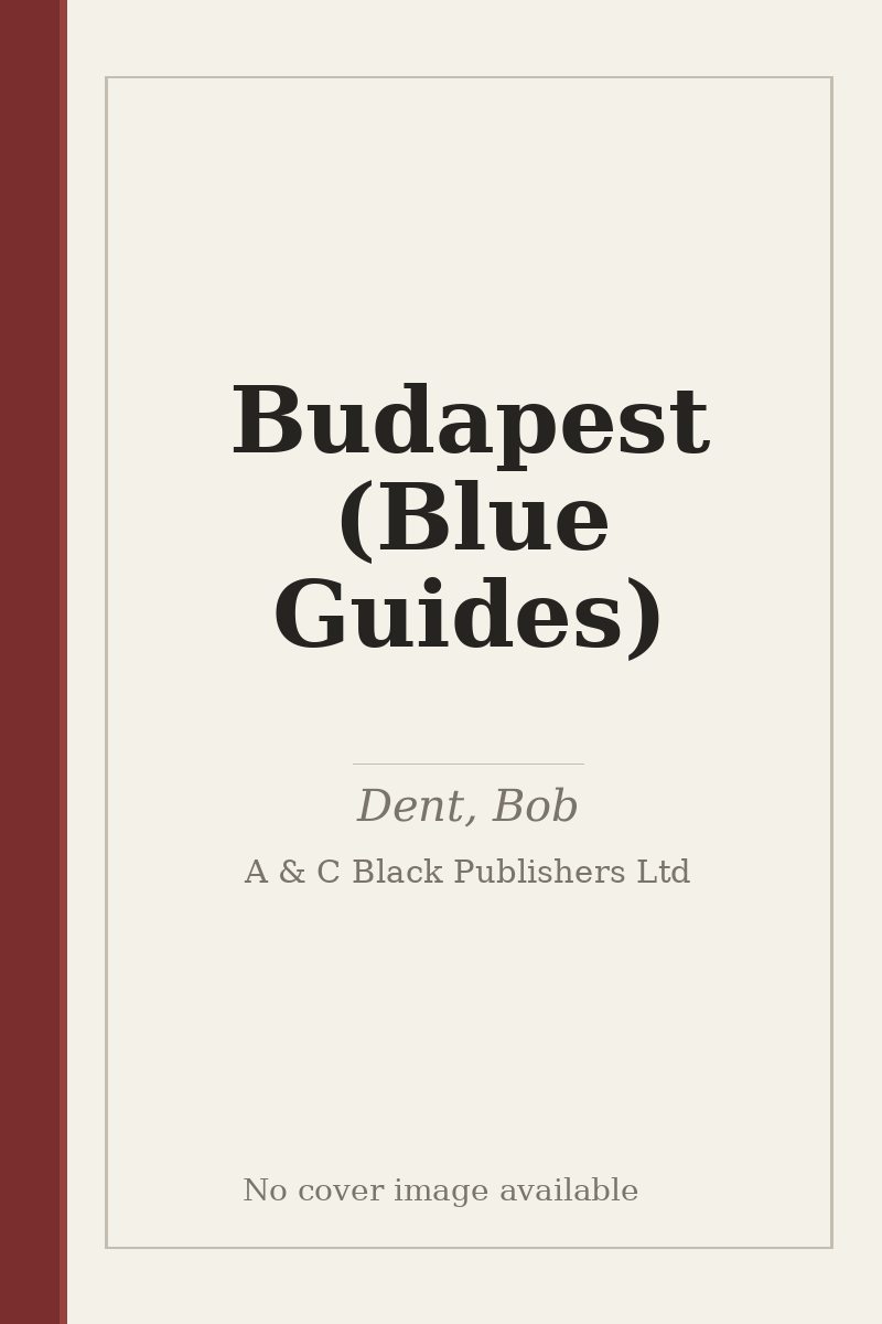 Budapest (Blue Guides) - no cover image available