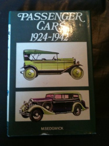 Passenger Cars, 1924-42 (Cars of the World in Colour)