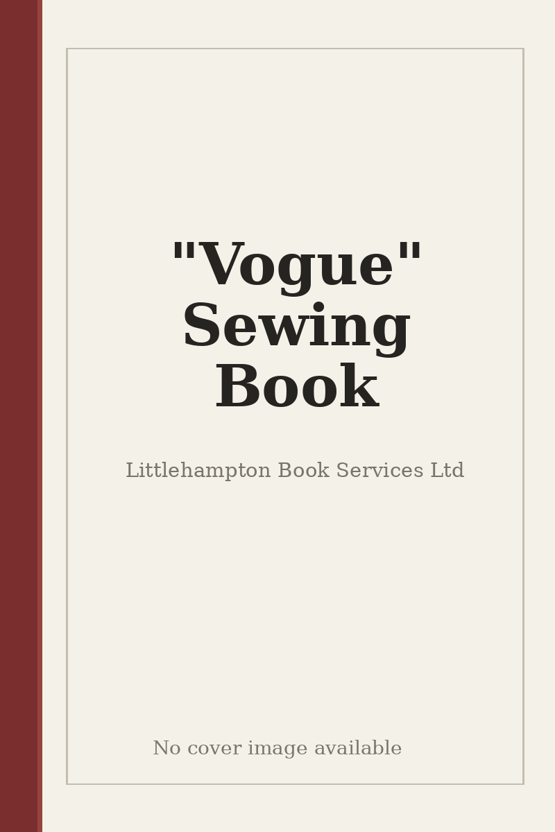 "Vogue" Sewing Book - no cover image available