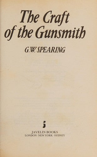 The Craft of the Gunsmith