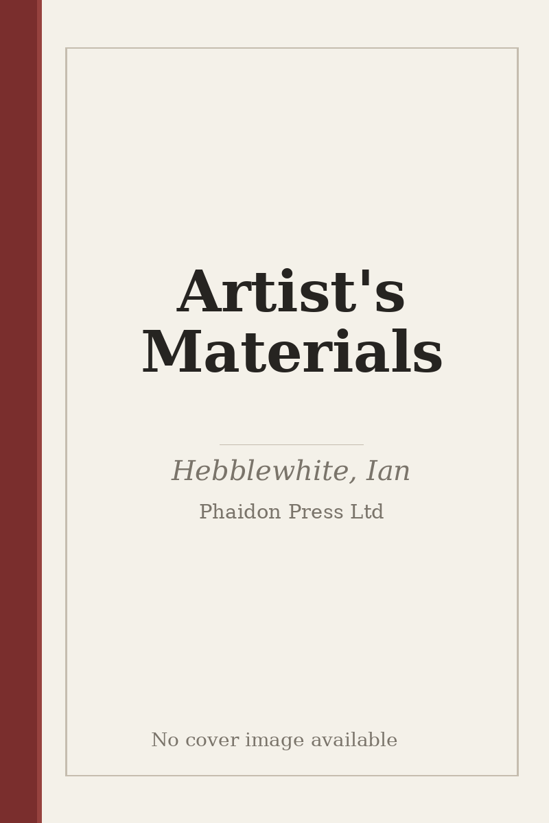 Artist's Materials - no cover image available
